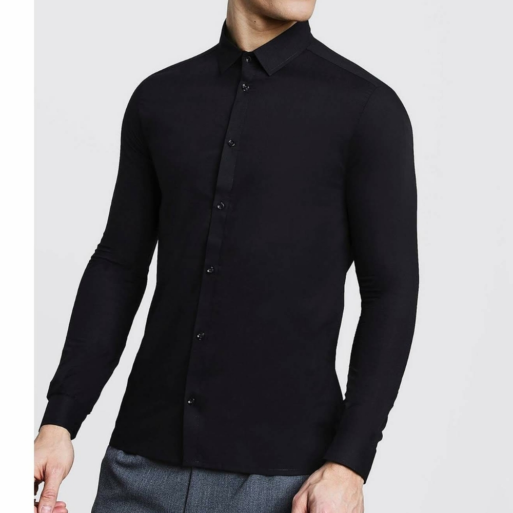 Boohoo Man Slim Fit Smart Shirt
